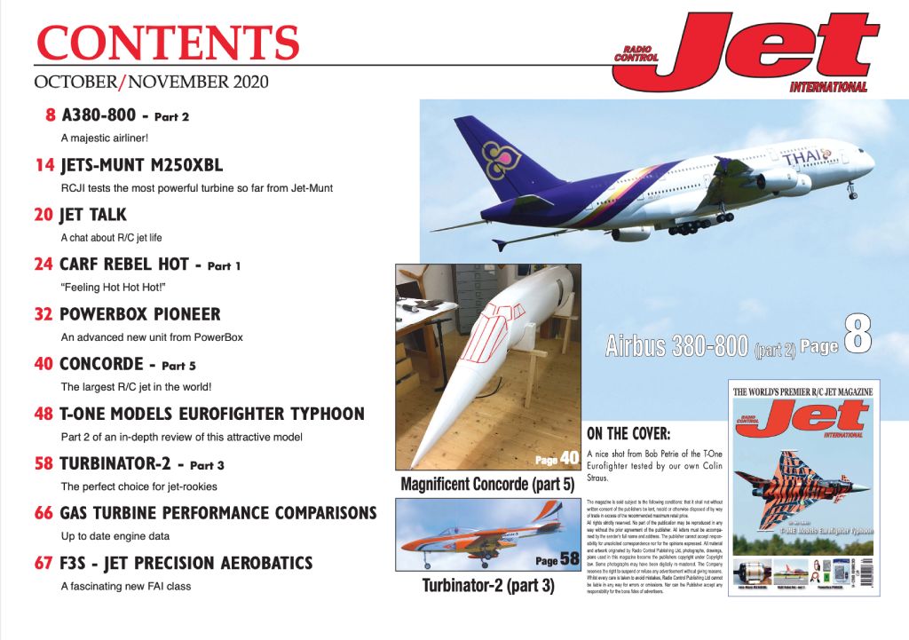 RCJI Oct/Nov 2020 - Issue 164 – Radio Control Jet International Magazine